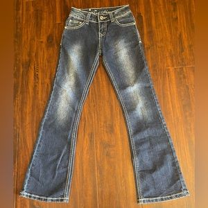Little Girls Wired Heart Bootcut jeans size 8